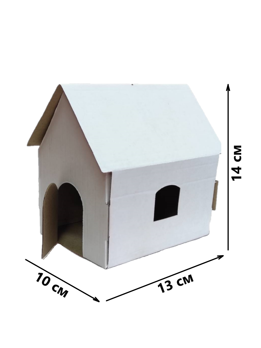 Набор для творчества ТЕБЕ ИГРУШКА Домик на ёлку роспись красками - фото 2