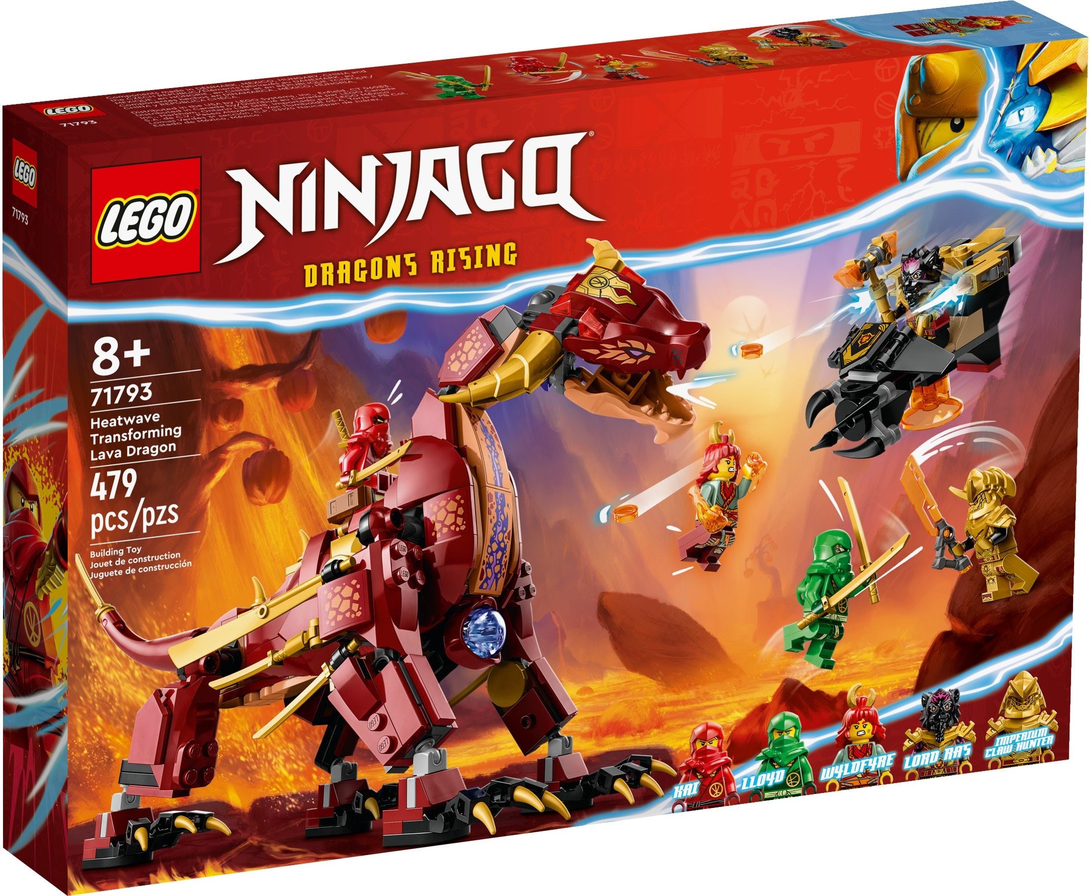 Изображение товара LEGO NINJAGO Лавовый дракон-трансформер 24 детали для детей от 8 лет