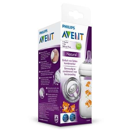 Бутылочка Philips Avent Natural 260 мл