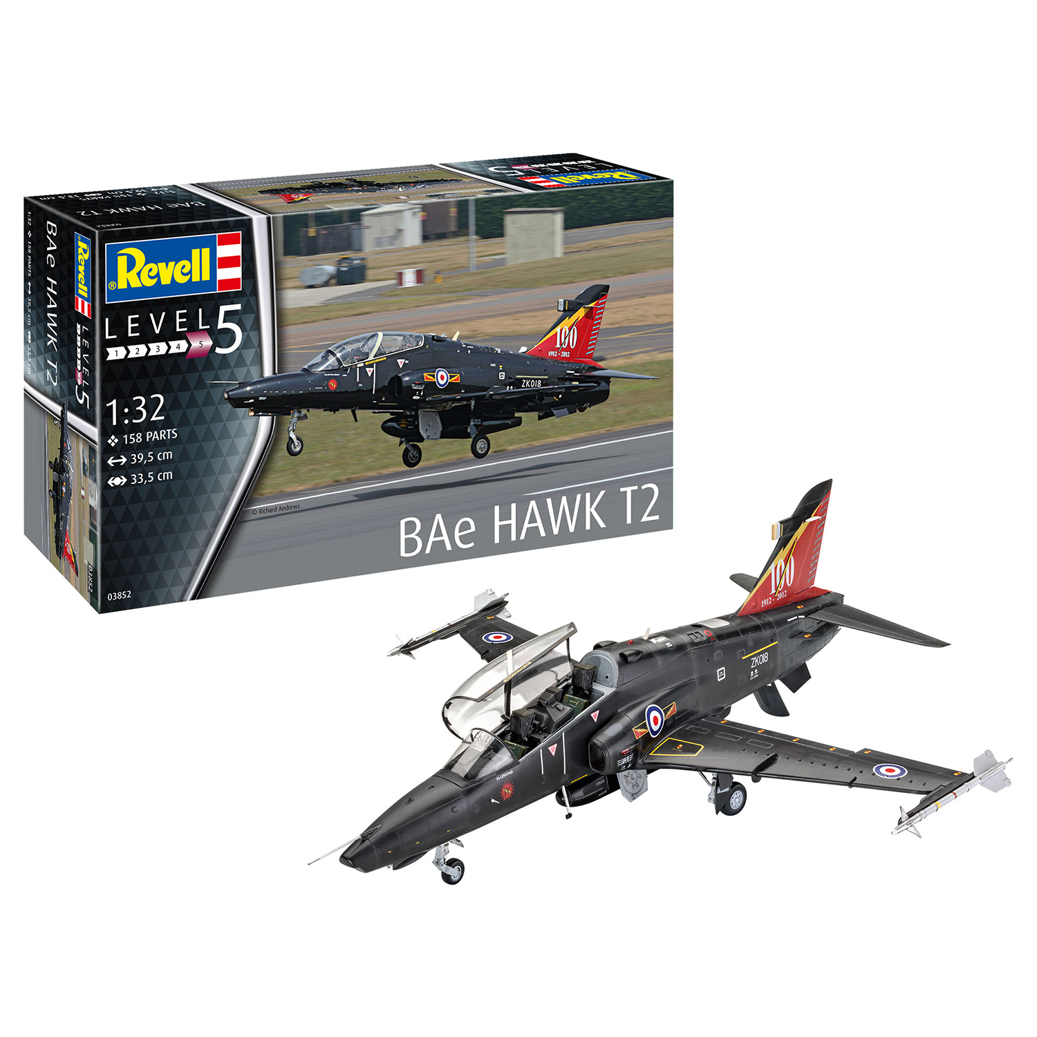 Сборная модель Revell Реактивный самолет BAe Hawk T2 03852 - фото 1