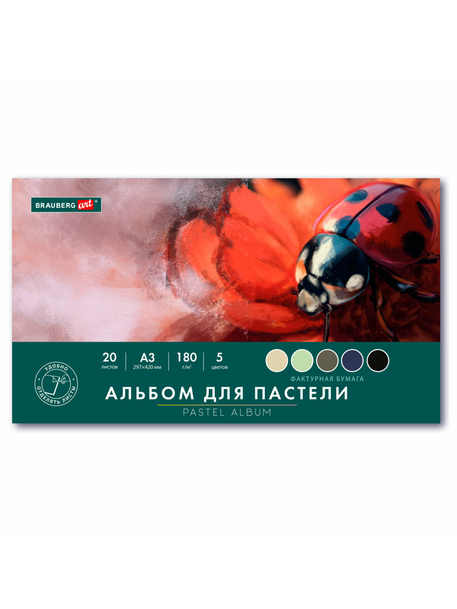 Альбом Brauberg для пастели А3 20 лист. 1 шт. - фото 5