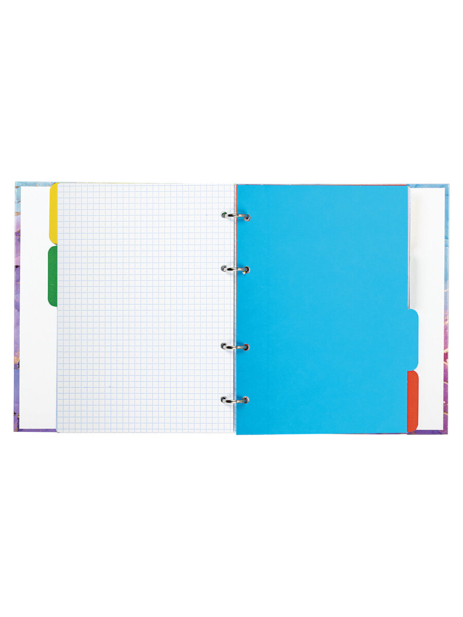 Тетрадь со сменным блоком Brauberg клетка 120 лист. - фото 4