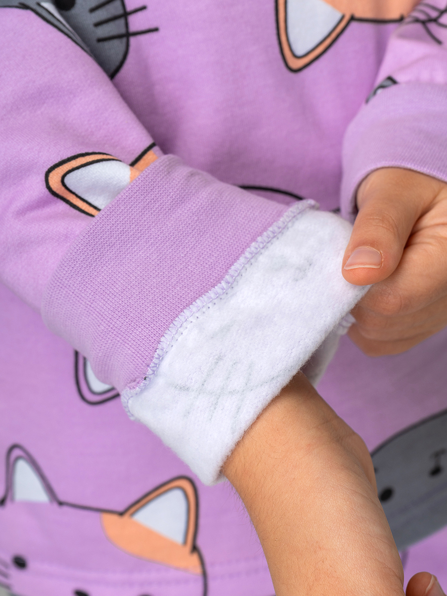 Пижама HappyFox HF10056сиреневый - фото 3