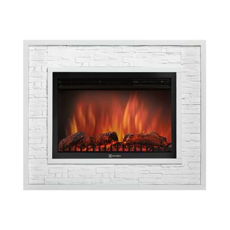 Каминокомплект Electrolux Очаг EFP/P-3020LS с порталом Loft 30 - камень эмаль белый
