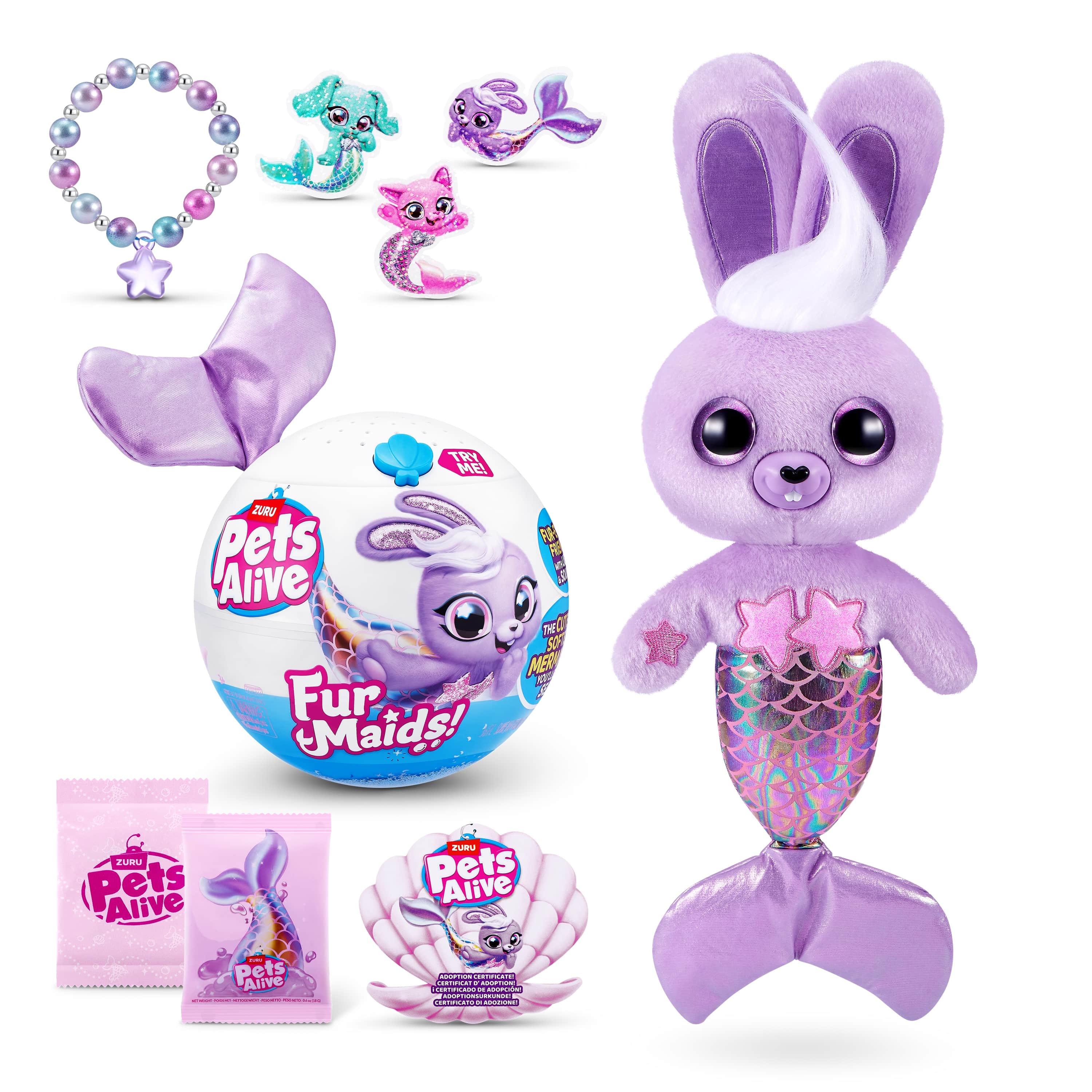 Игровой набор Zuru Pets Alive Интерактивная русалочка в ассортименте - фото 2