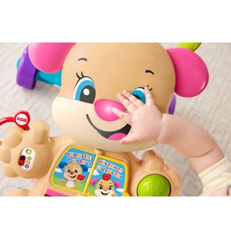 Каталка Fisher Price Ходунки Сестричка Ученого Щенка FRD06