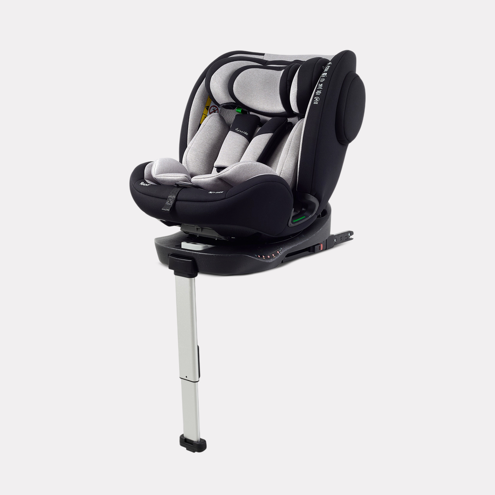 Автокресло Rant Basic Isofix 0+/1/2/3 (0-36 кг) серый - фото 1