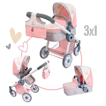 Коляска 3 в 1 для кукол DeCuevas Toys