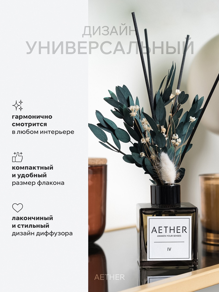 Диффузор с сухоцветами в Премиум тубусе Accents Santal - фото 5