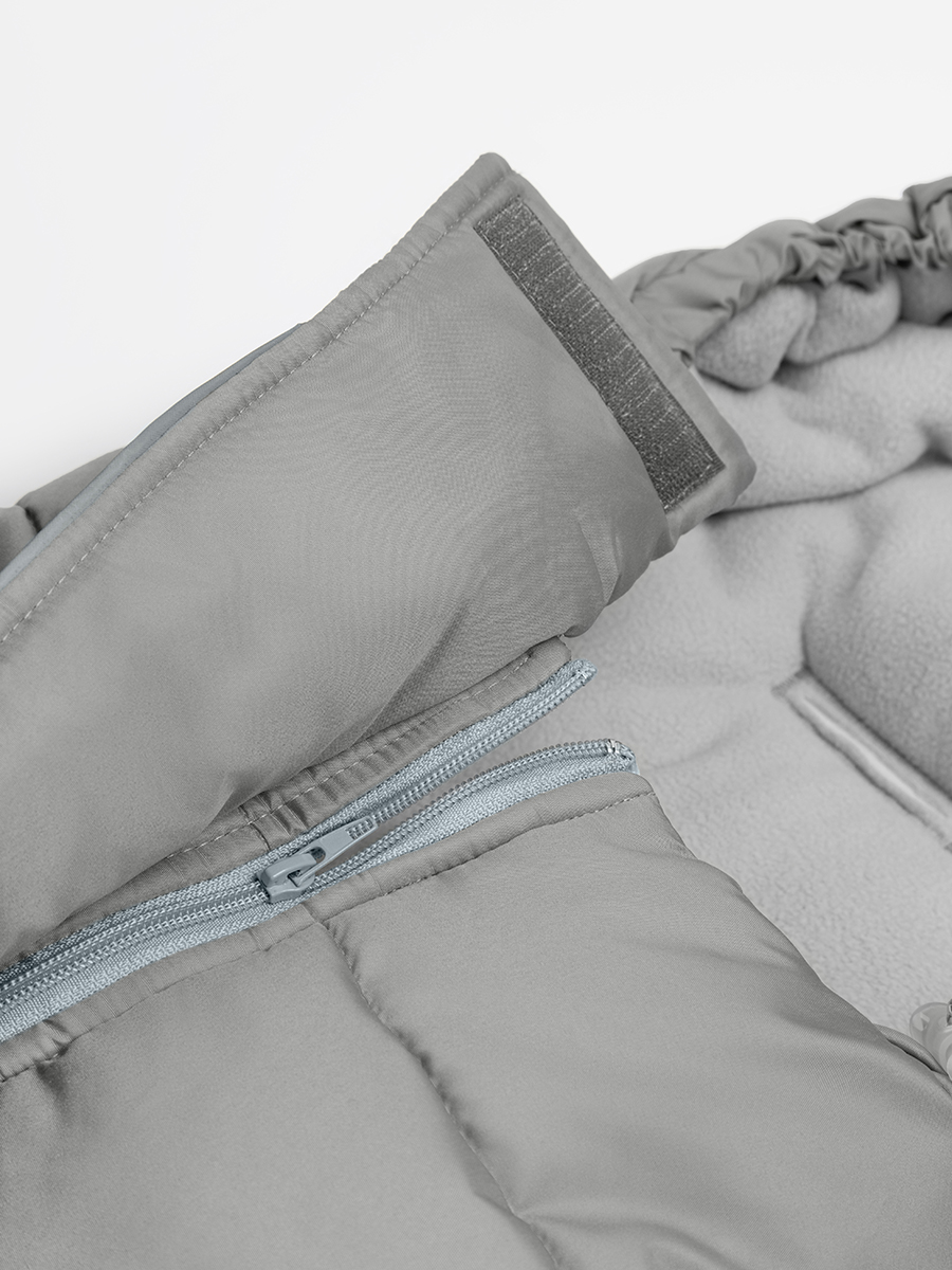 Конверт в коляску Amarobaby Frost Трансформер серебряный - фото 15