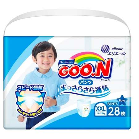 Трусики Goon для мальчиков XXL (13-25 кг) 28 шт.