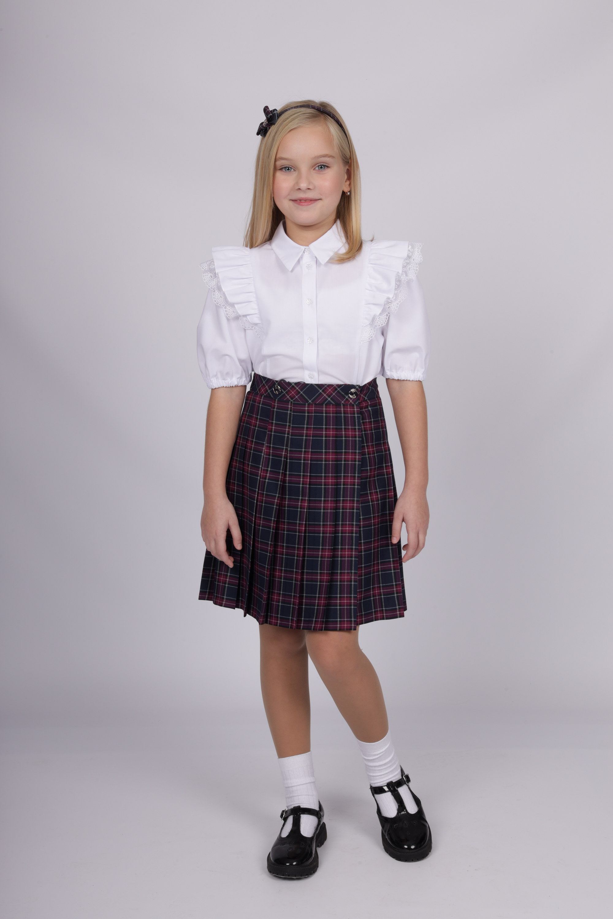 Юбка Sky Lake 2389 Рио комби Виктория синий - фото 1