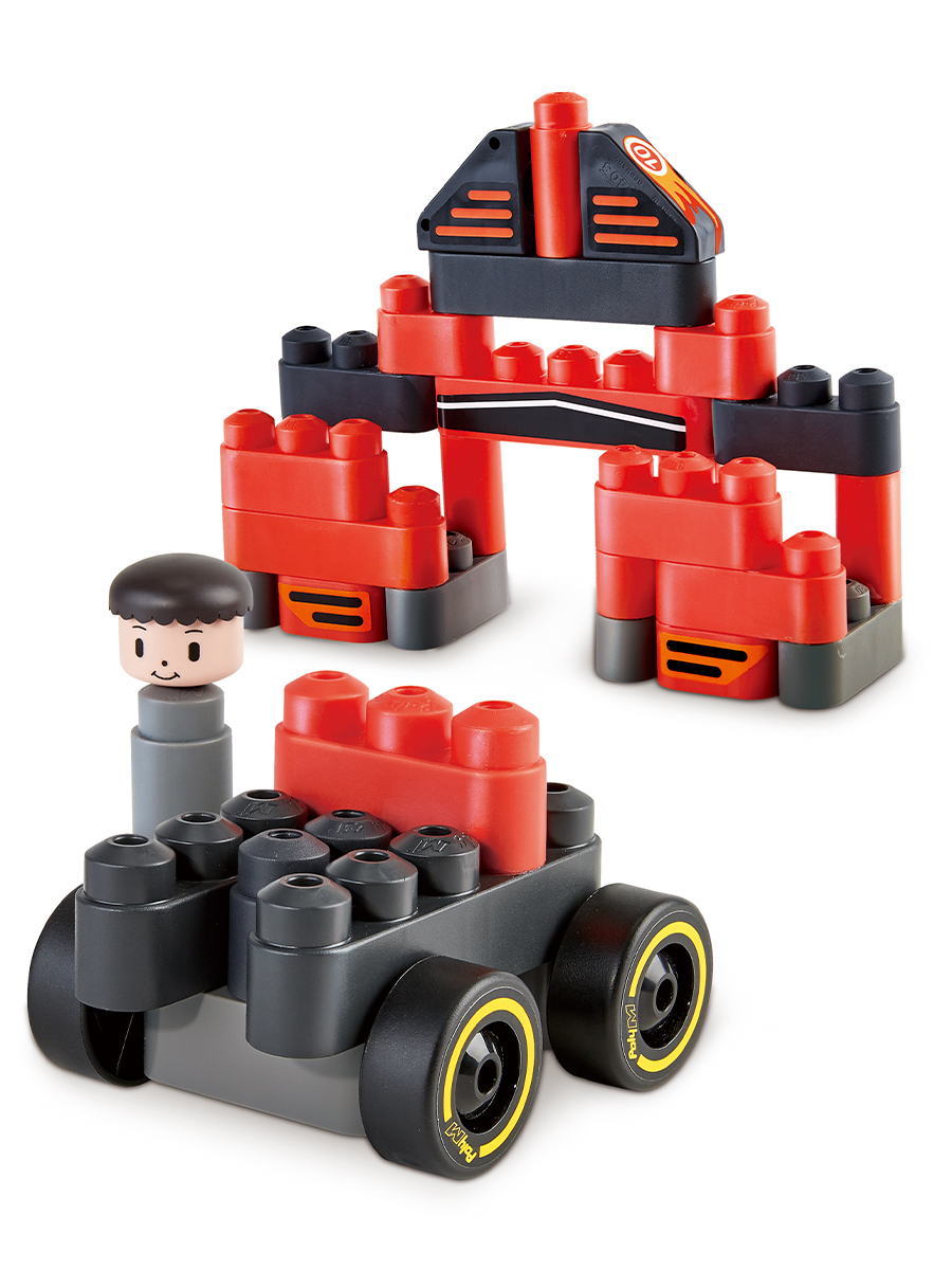 Конструктор Hape Гоночный автомобиль 31 дет. - фото 5