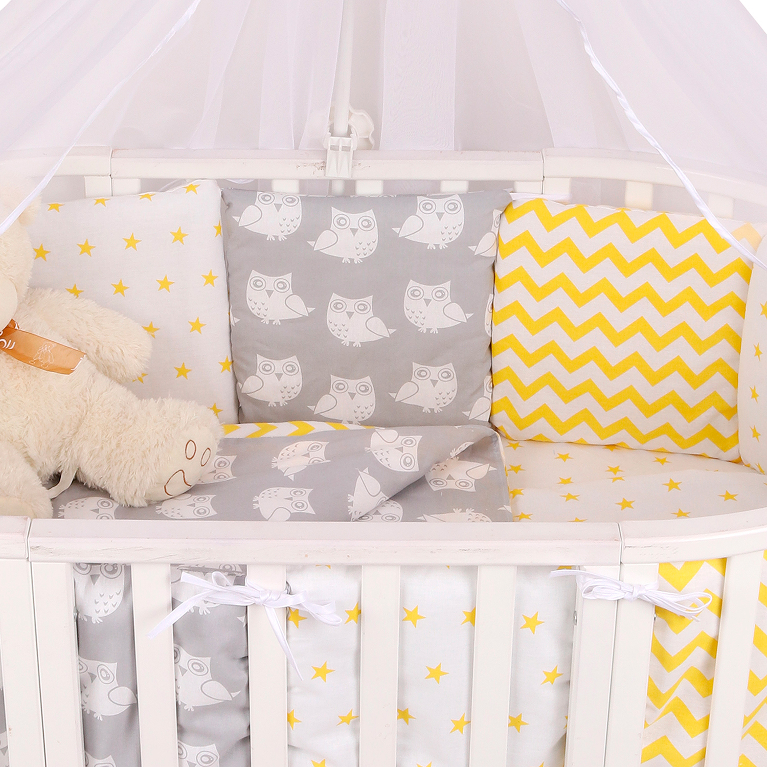Комплект постельного белья Amarobaby Совята 4 предм. - фото 5