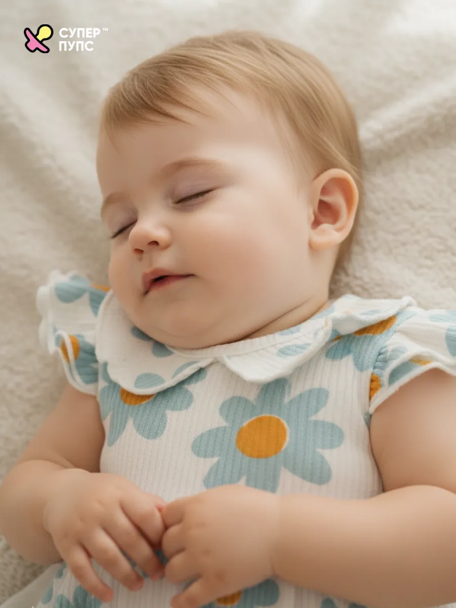 Боди-платье Супер Пупс бд/платье/2крыл/ромашка - фото 16