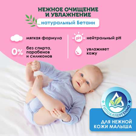 Влажные салфетки Свежая нота 1440 шт.