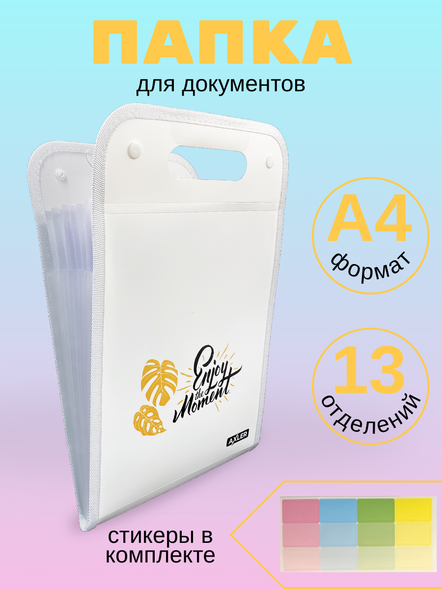 Папка-органайзер AXLER с разделителями А4 - фото 1