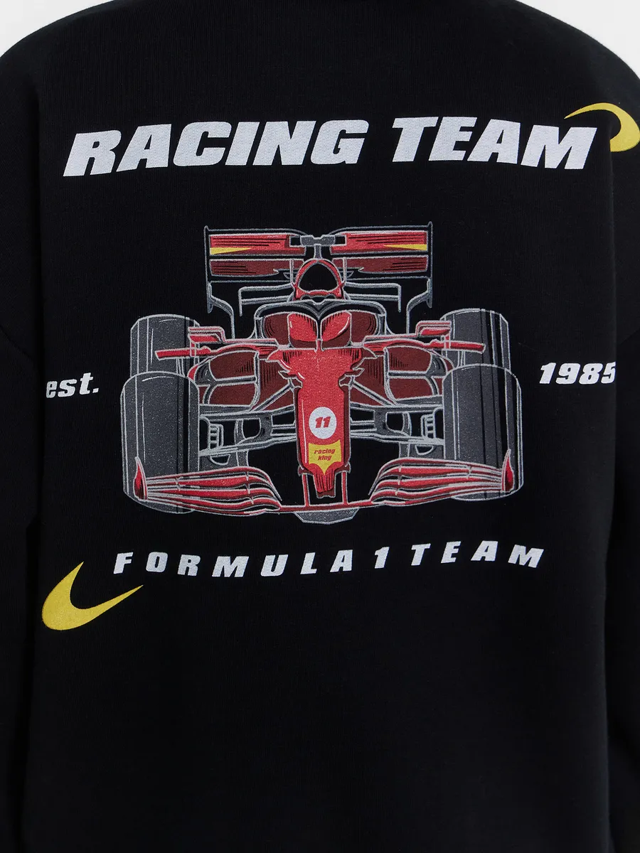 Бомбер Mark Formelle (Марк Формэль) 363333/1/черный +печать - фото 6