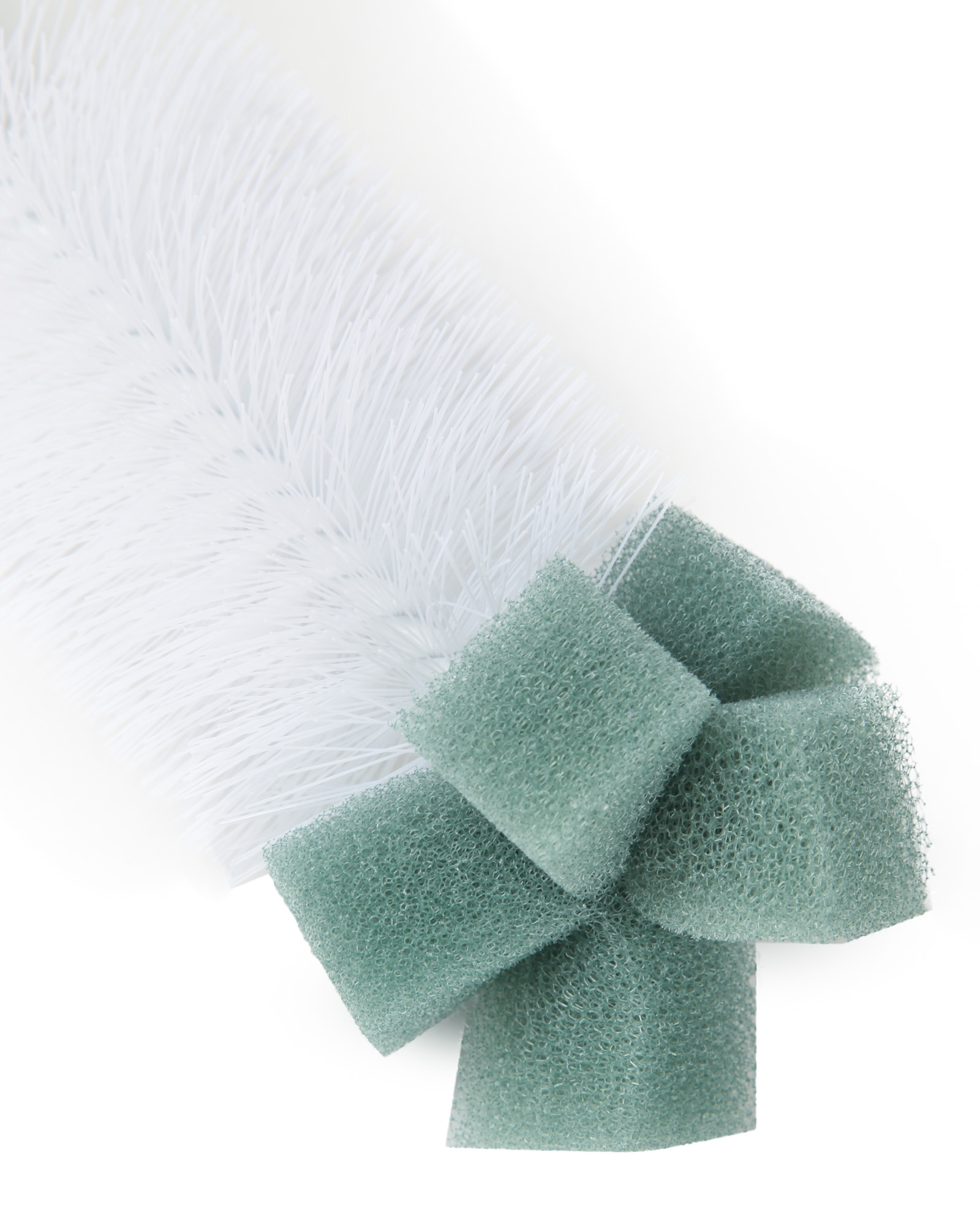 Ершик для бутылочек и сосок BabyGo 2в1 с губкой Green - фото 2