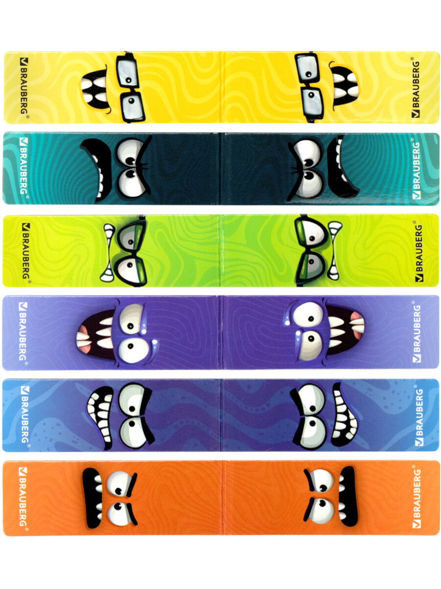 Магнитная закладка Brauberg Монстрики - фото 3