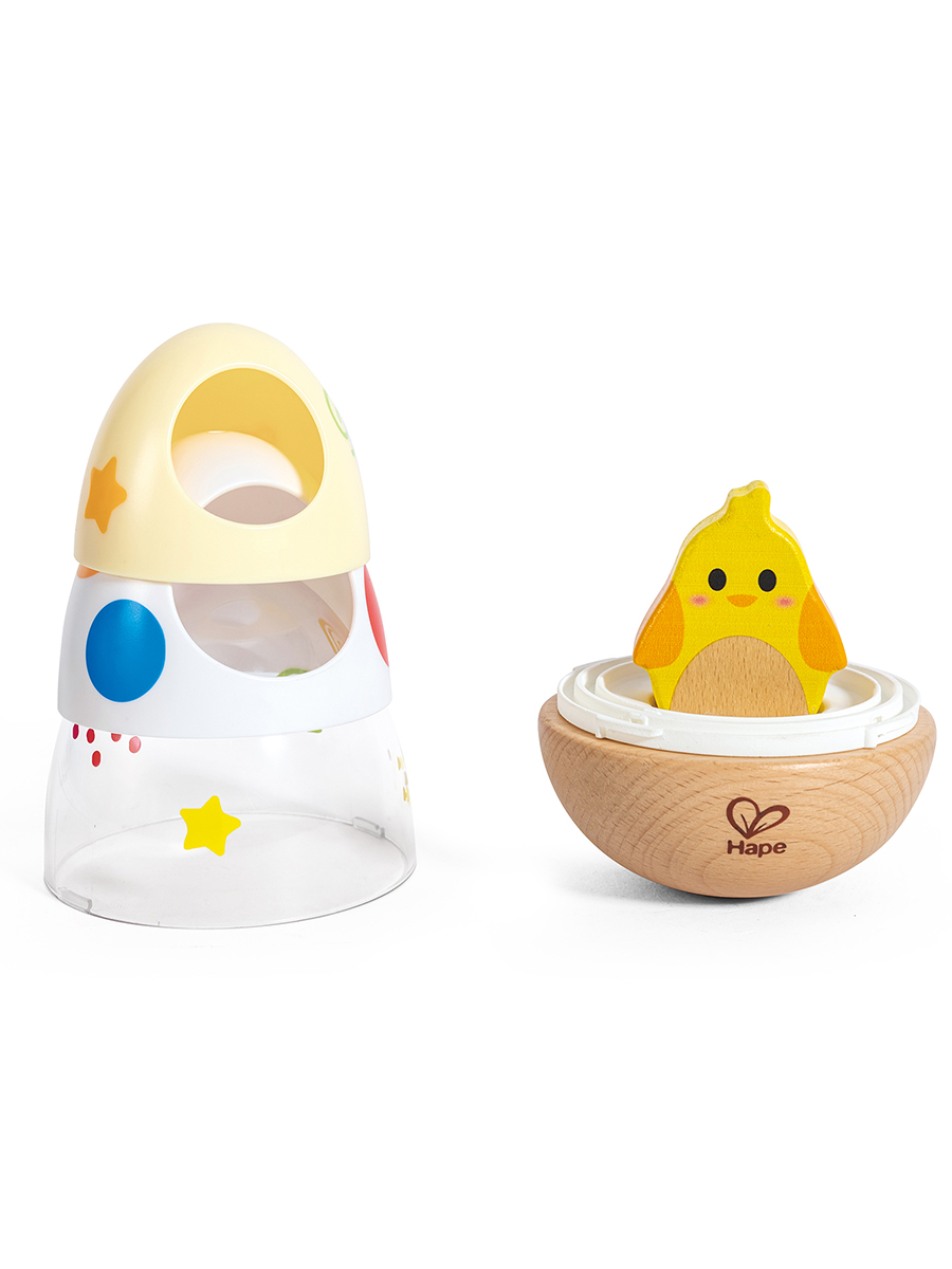 Игрушка Hape неваляшка Домик для цыпленка - фото 8