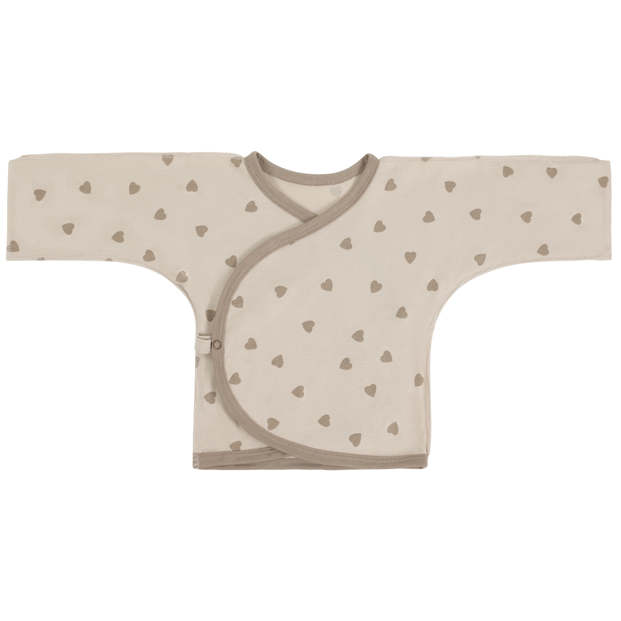 Распашонка 3 шт Фабрика Бамбук MU011014KNR/116MU/Шоколад_сердечки - фото 6