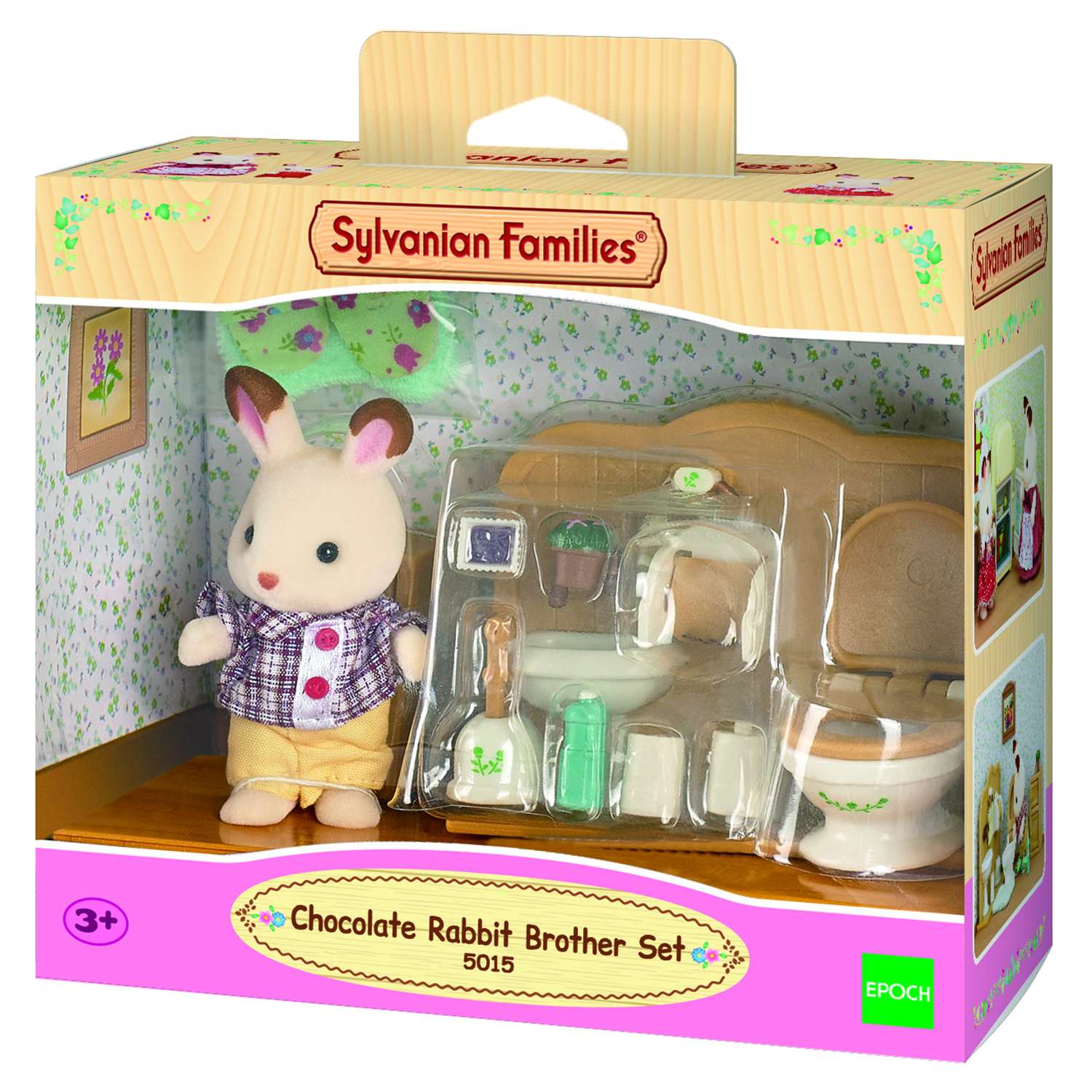Игровой набор Sylvanian Families Братик и туалетная комната - фото 2