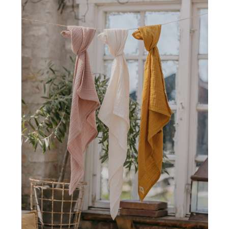 Пеленки муслиновые 2 шт BIBS Muslin Cloth Mustard 70х70 2шт