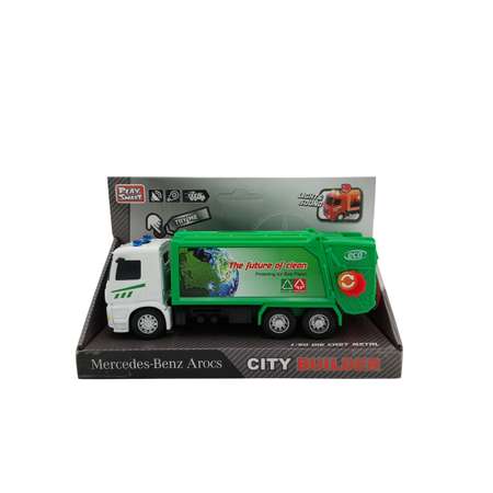 Мусоровоз Play Smart Mercedes со светом и звуком 1:50 в ассортименте