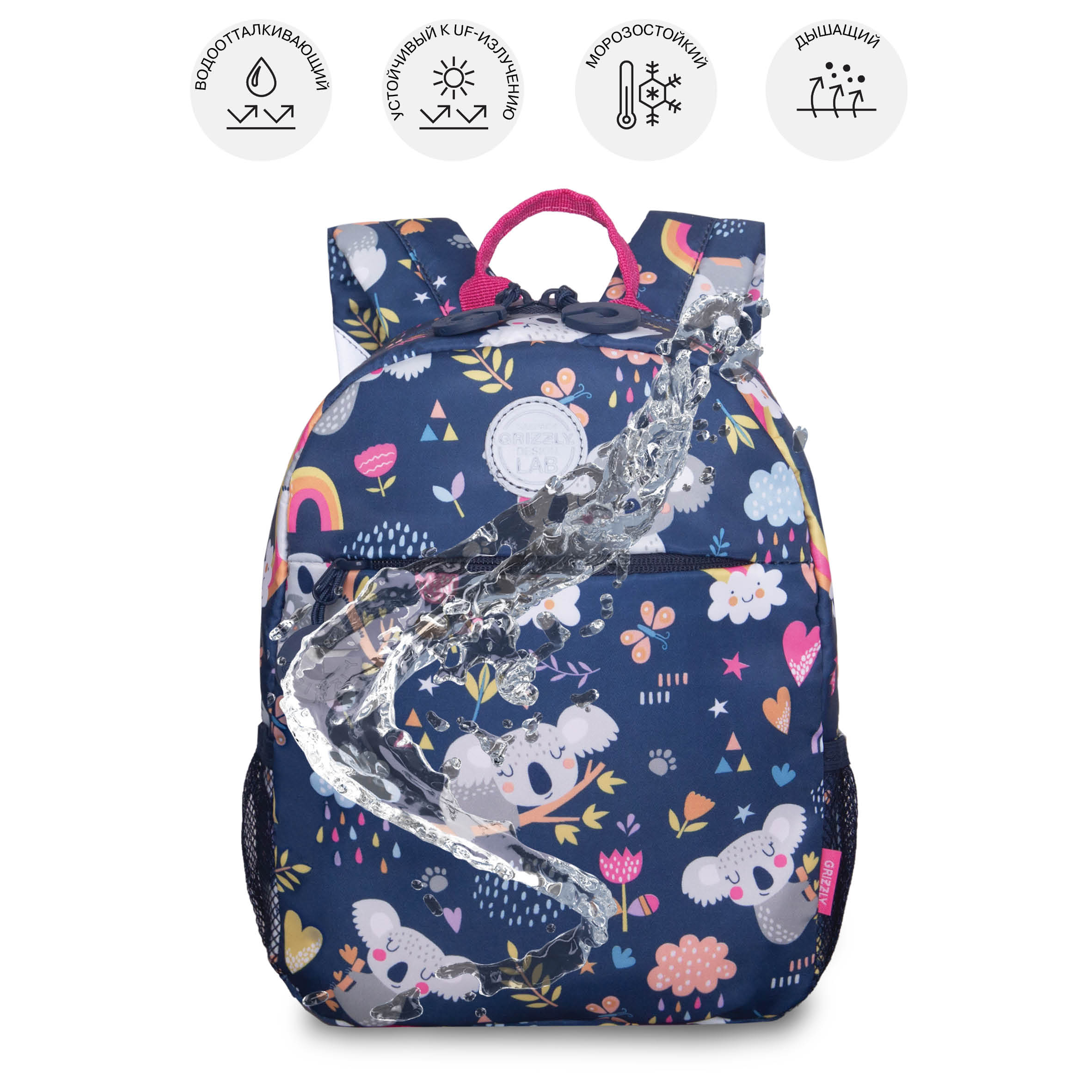 Рюкзак дошкольный Grizzly Паны - фото 11