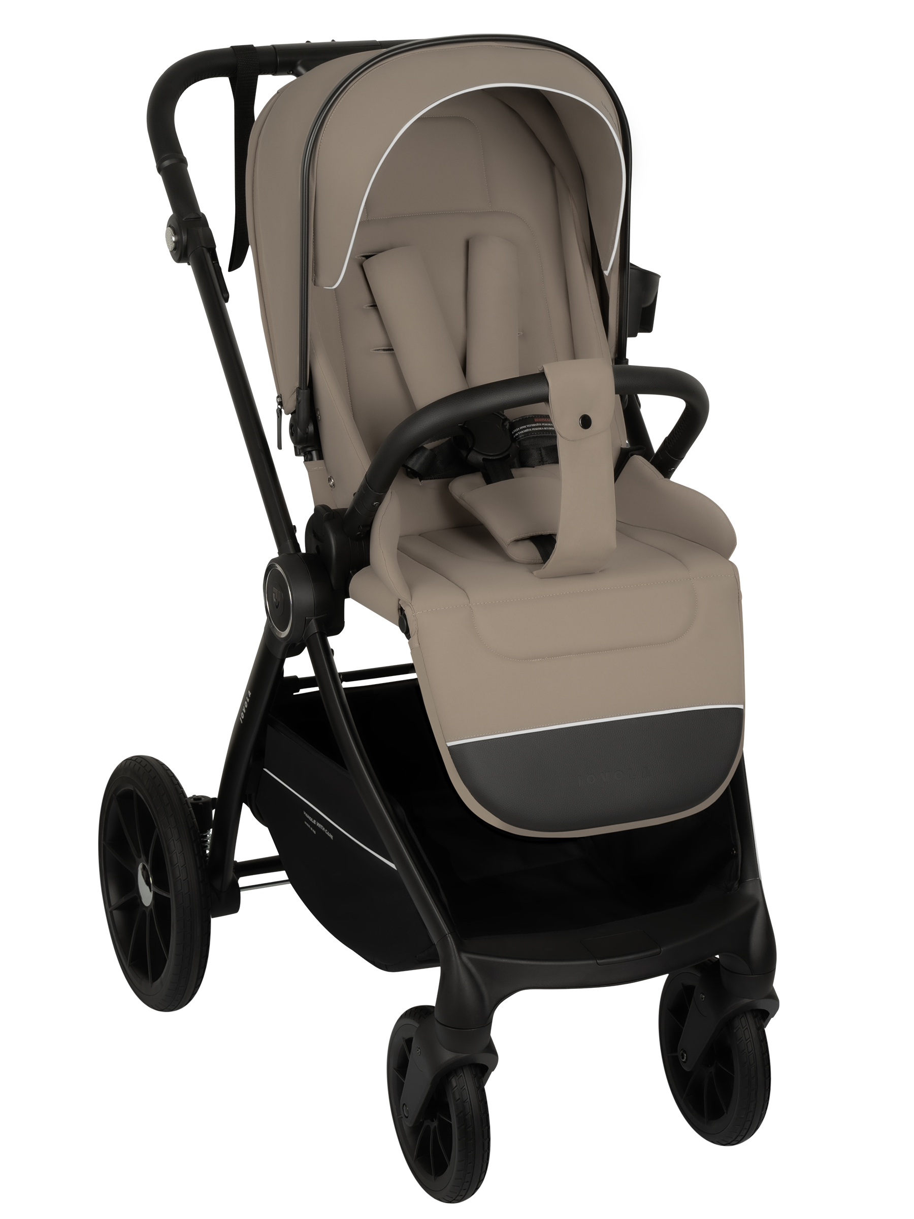 Коляска прогулочная JOVOLA LYRA бежевый - фото 16