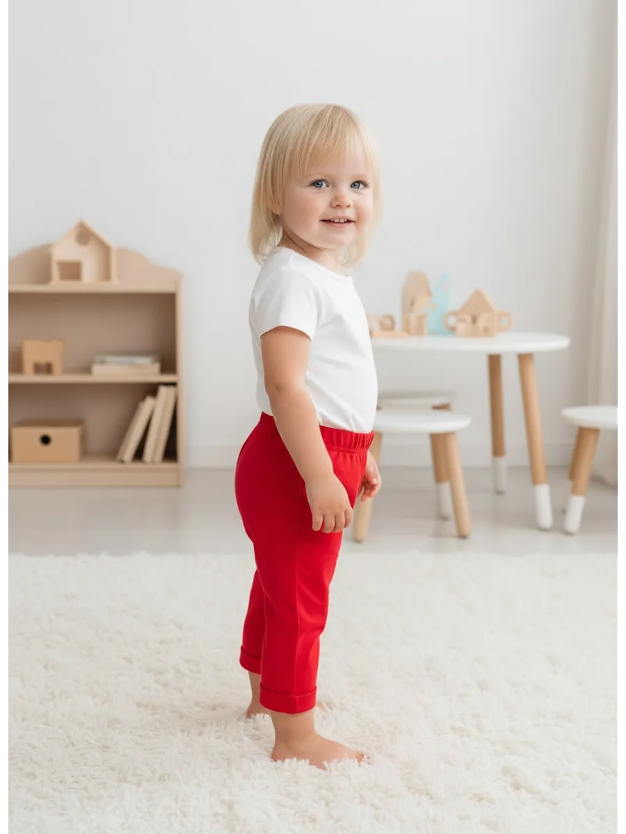 Штанишки Linas baby 1103-12 Фуксия - фото 4