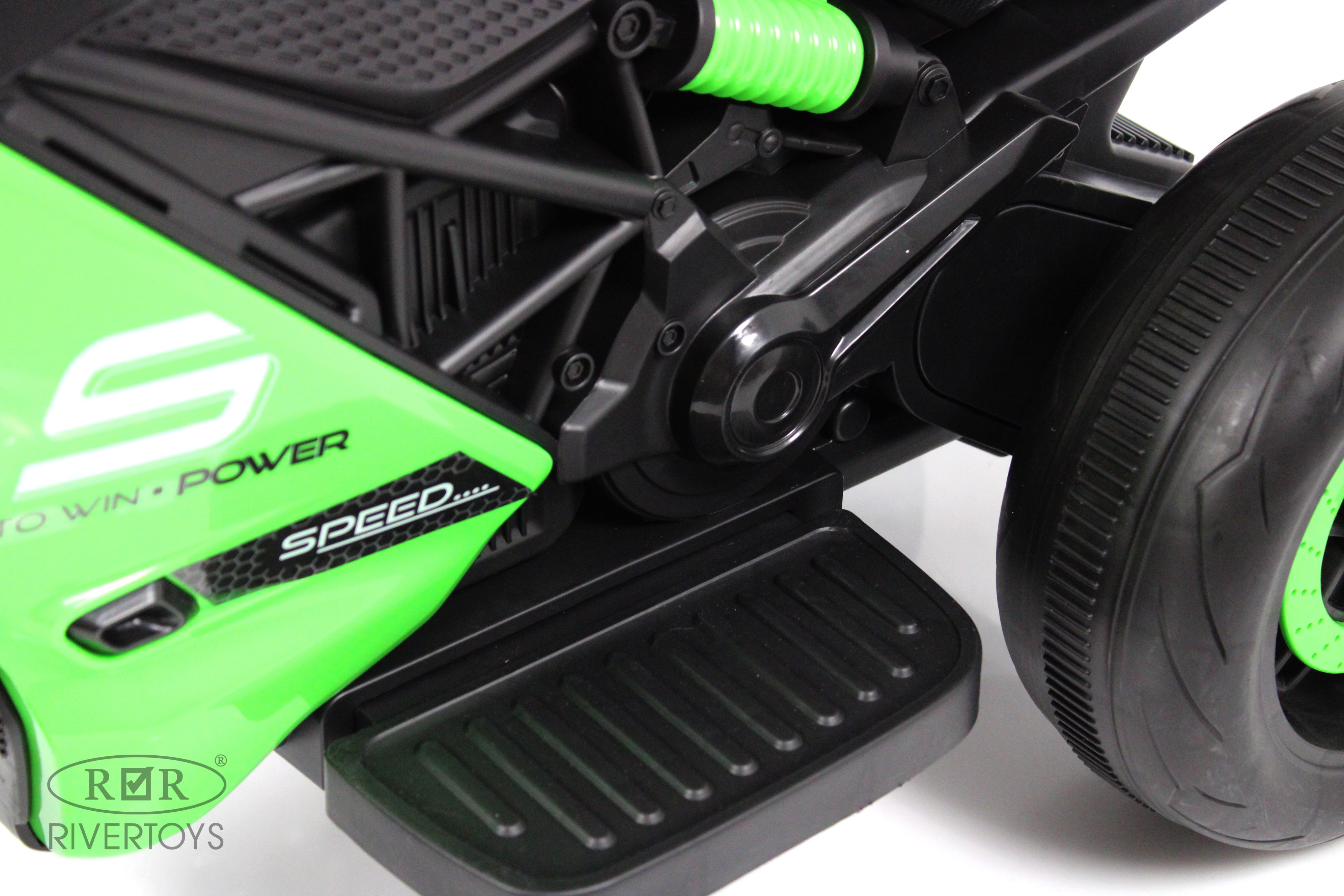 Электромобиль RIVERTOYS K002PX-GREEN - фото 8