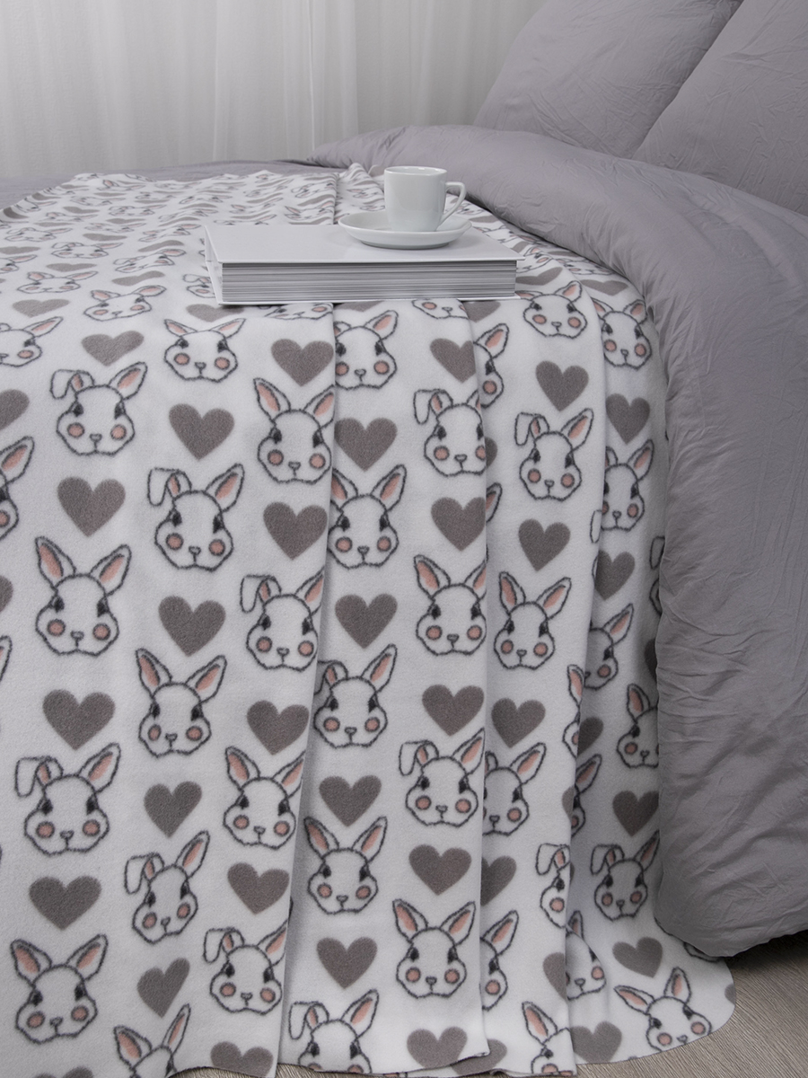 Плед Baby Nice Любимый кролик 150 x 200 см флис - фото 3