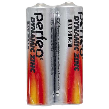 Батарейки Perfeo Dynamic Zinc цинковые R6 2SH