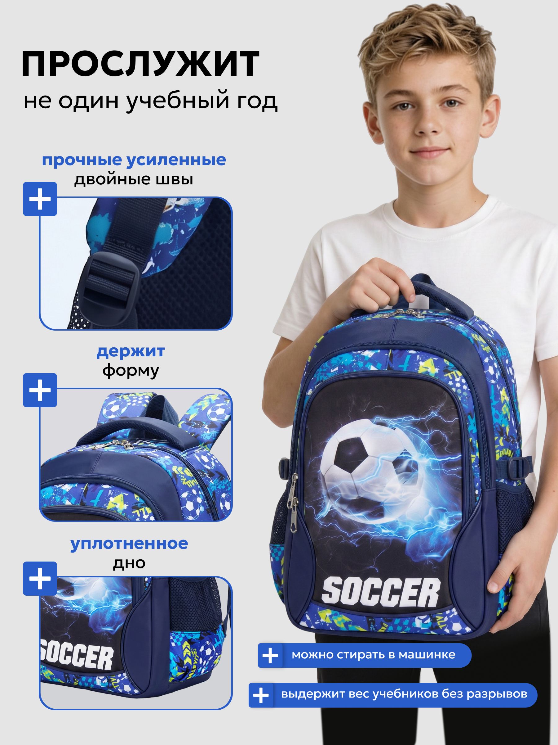 Рюкзак LUXMAN для детей универсальный - фото 2
