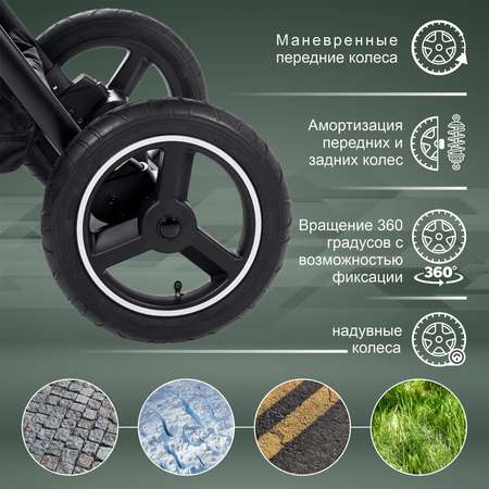 Коляска прогулочная Sweet Baby Suburban Compatto Air Green