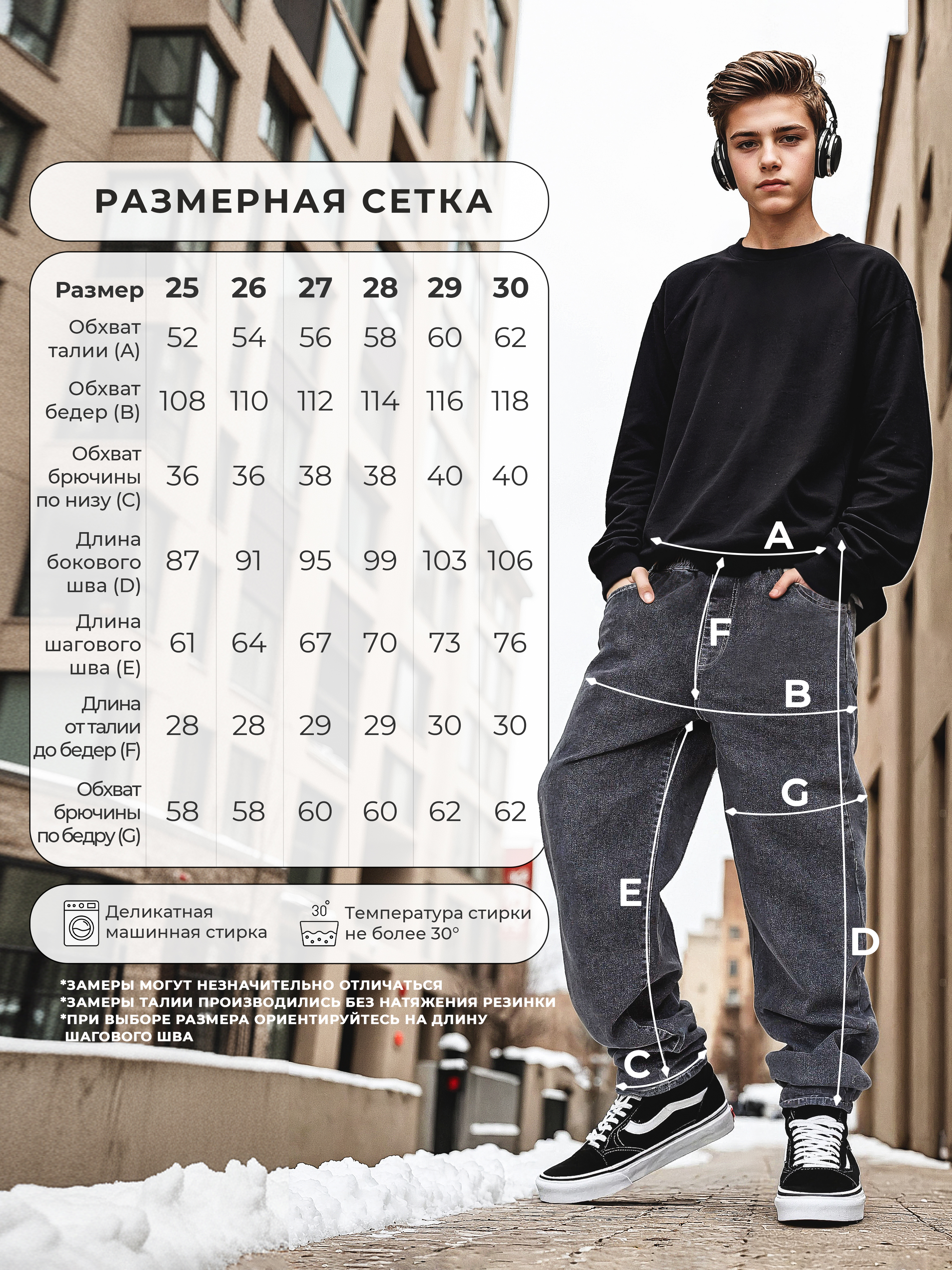 Джинсы СИНИЙ МИР WM5515-F63 - фото 5