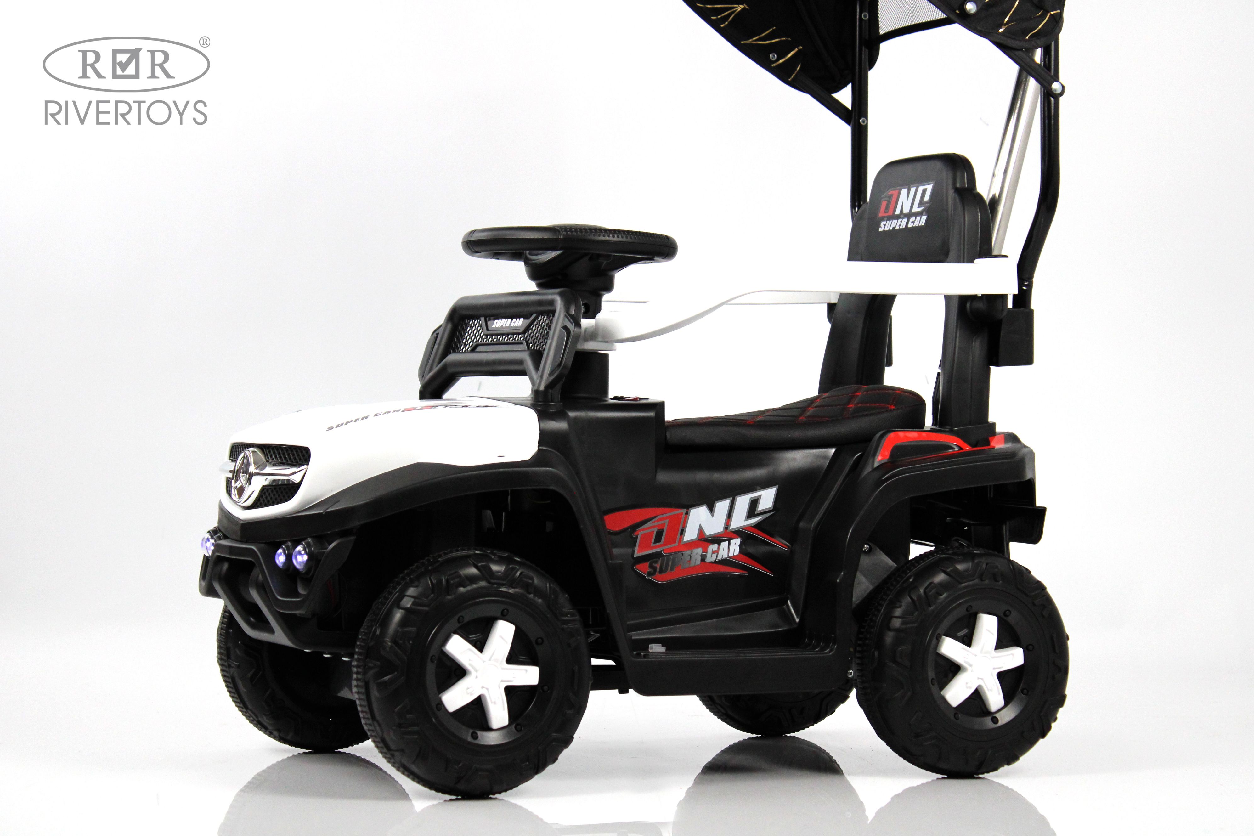 Электромобиль RIVERTOYS G005GG-WHITE С пультом ДУ - фото 8