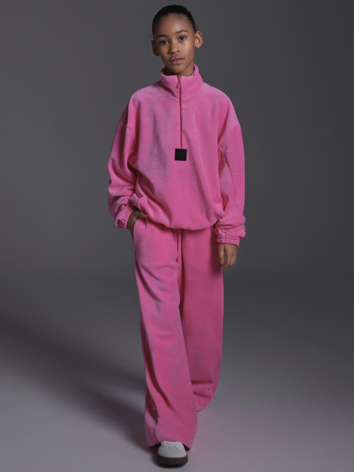 Костюм OT brand VELUR/ROZOV - фото 1