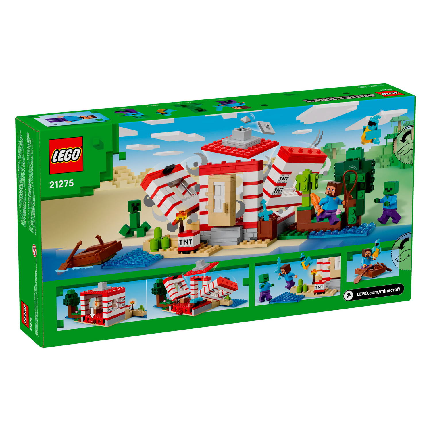 Конструктор LEGO Minecraft 287 дет. - фото 10