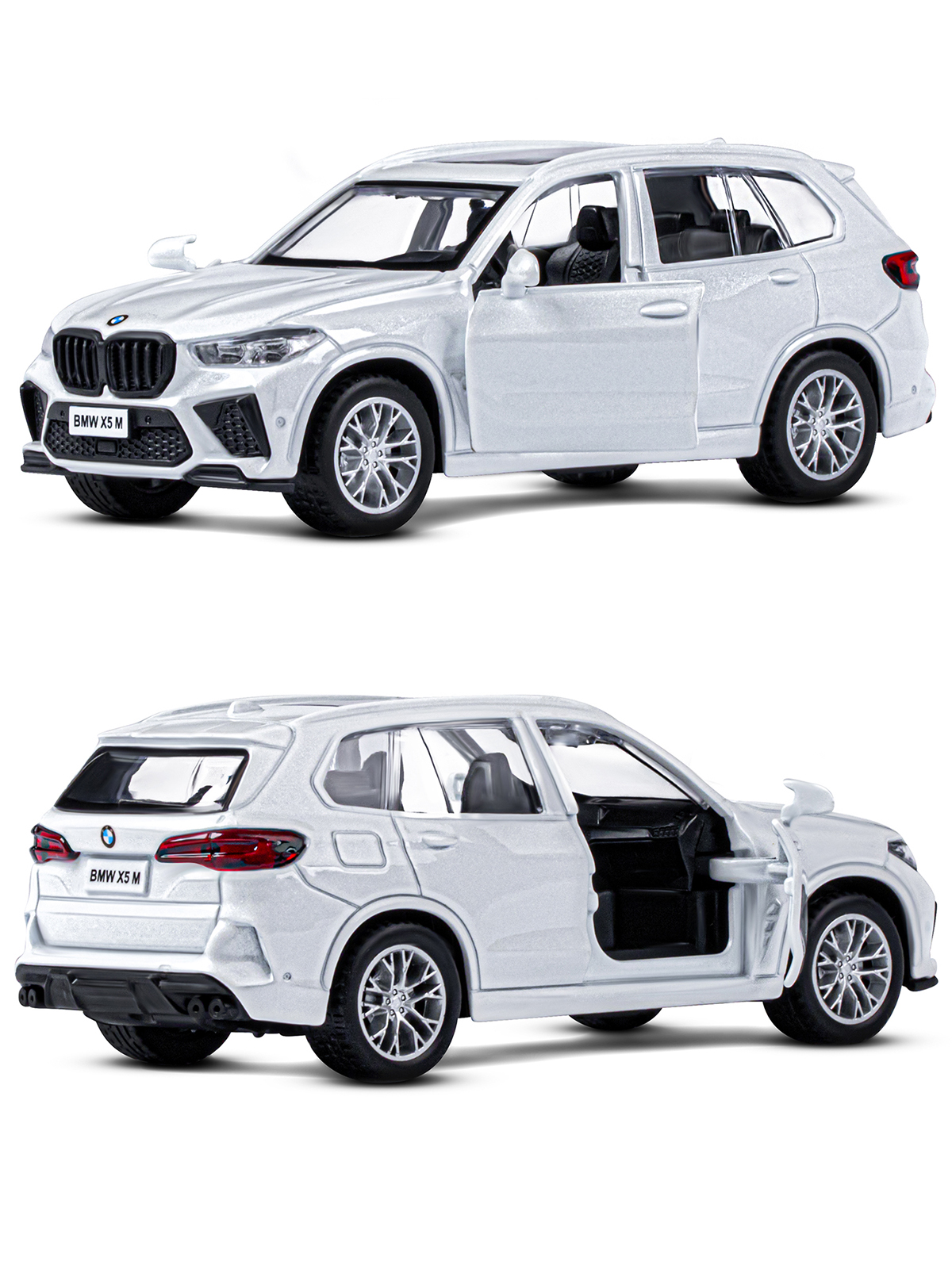 Внедорожник АВТОпанорама BMW X5M 1:43 JB1251562 - фото 7