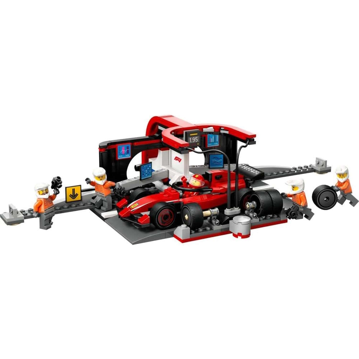 Конструктор LEGO City Формула 1 Питстоп Ferrari Car блочный - фото 2