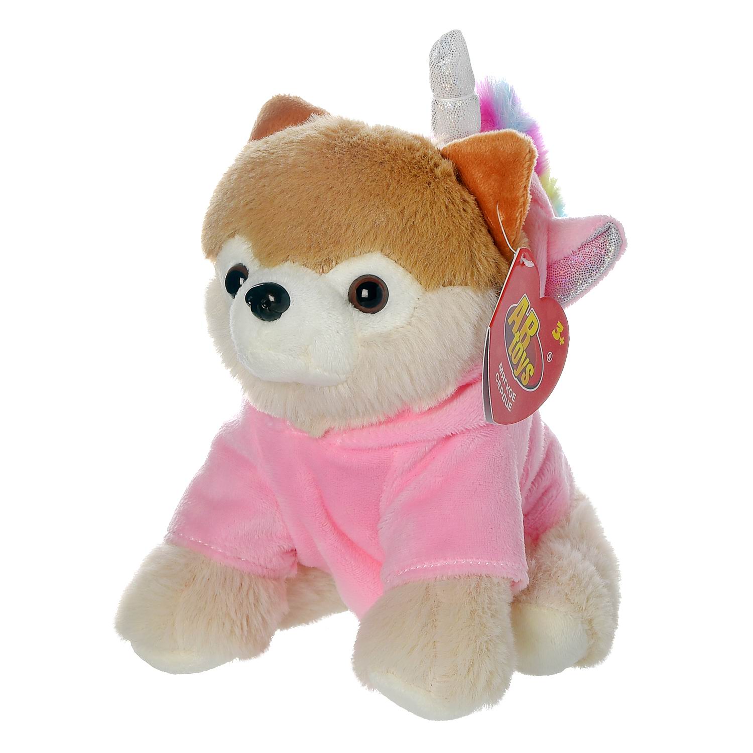 Мягкая игрушка Abtoys Собачка в костюме Единорожки - фото 1