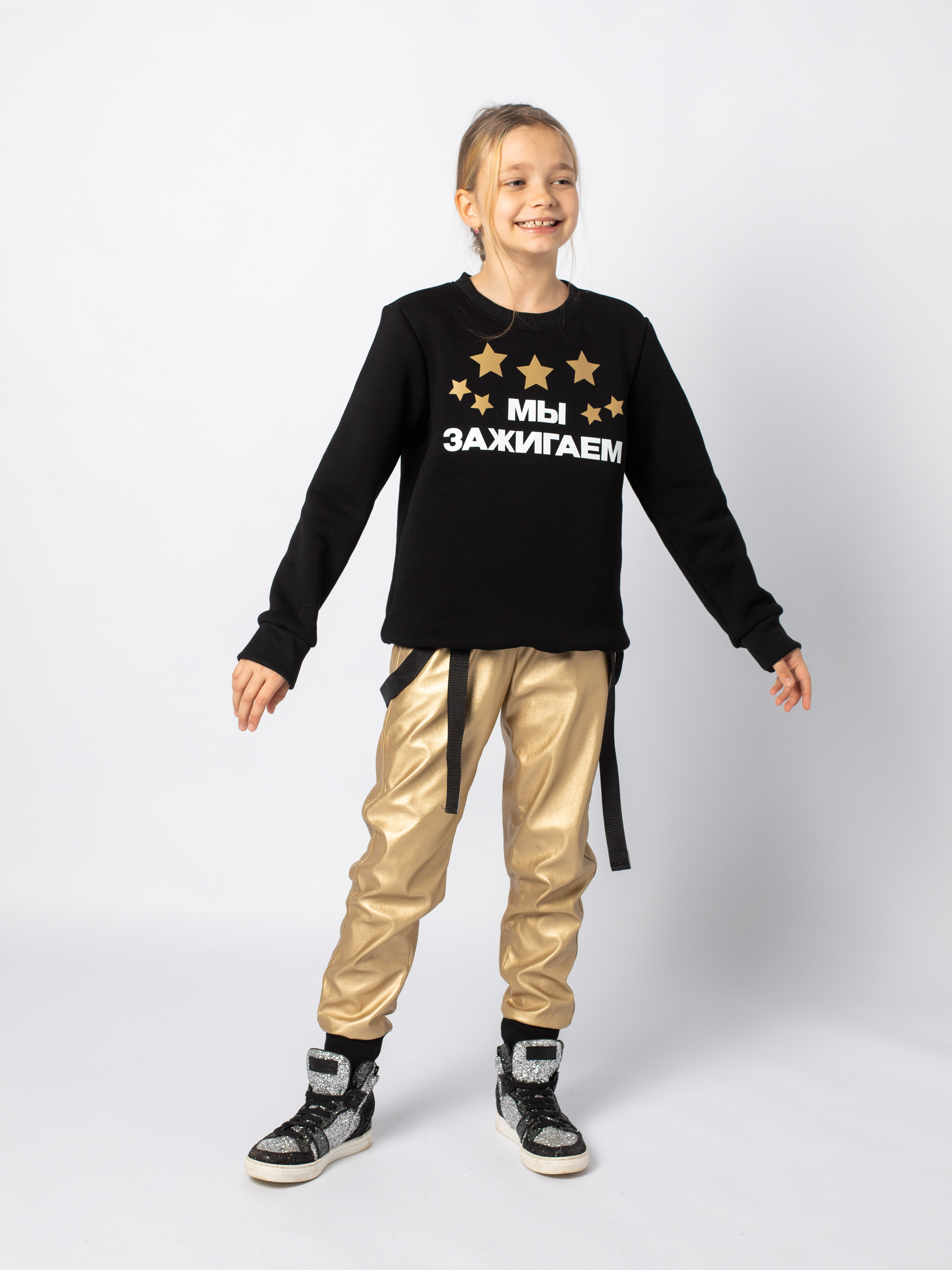 Свитшот KristiKlo KK-SW-23-sweatshirt-black_stars - фото 3