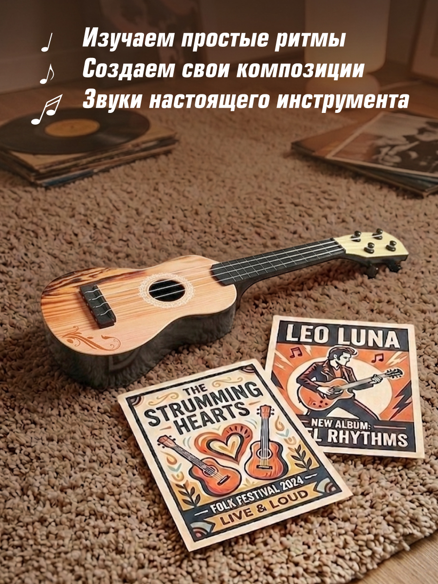 Игрушка музыкальная Veld Co гитара - фото 9