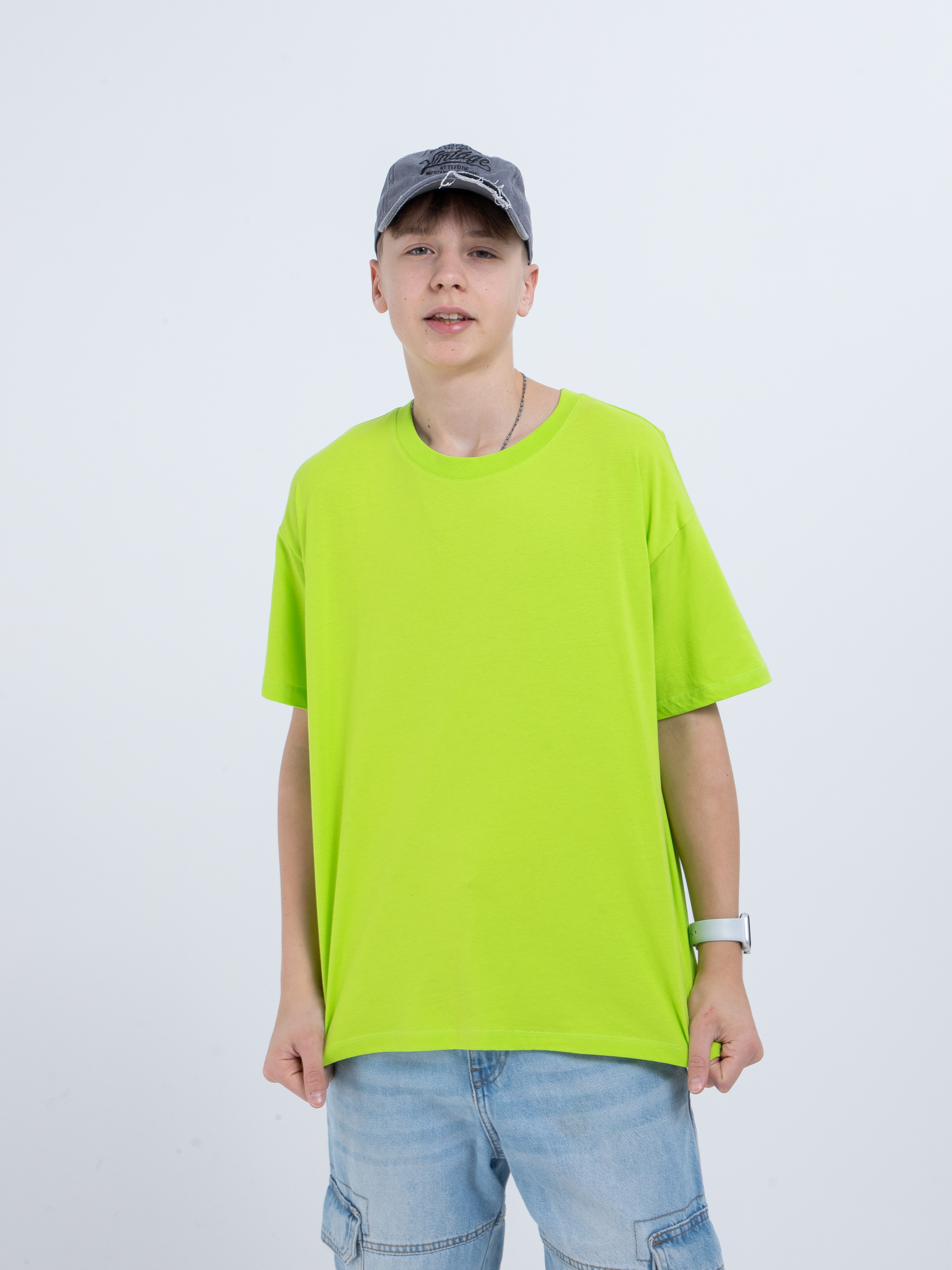 Футболка STELLA MODA 11601._салатовый - фото 1