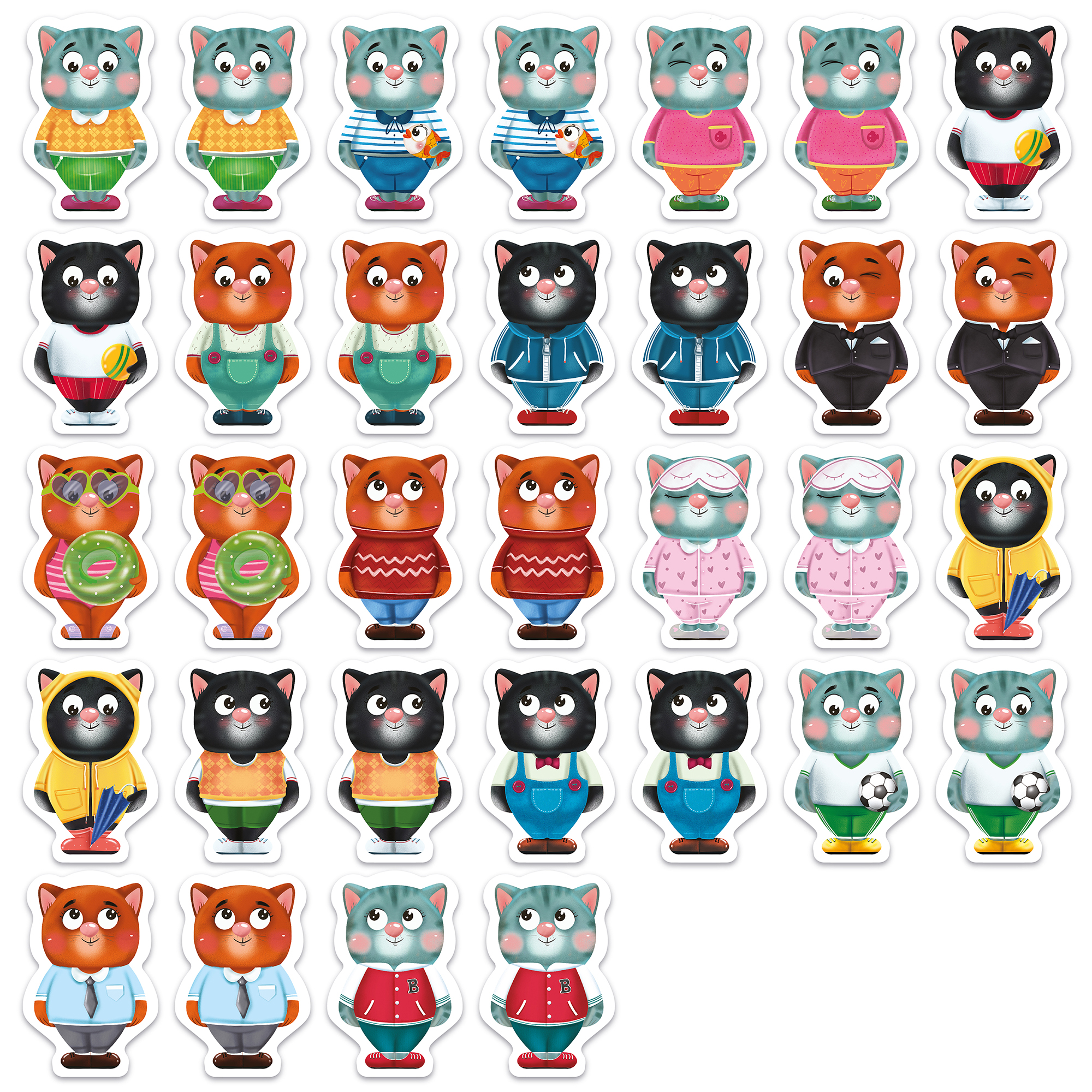 Настольная игра El BascoKids Мемо Котики - фото 3