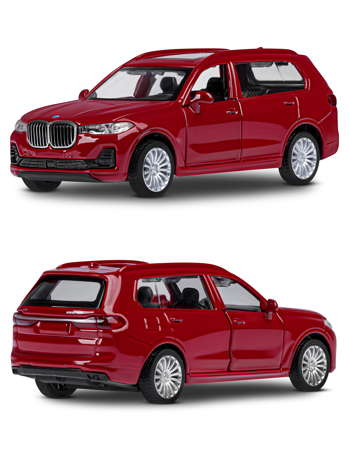 Внедорожник АВТОпанорама BMW X7 1:44 JB1251258 - фото 6