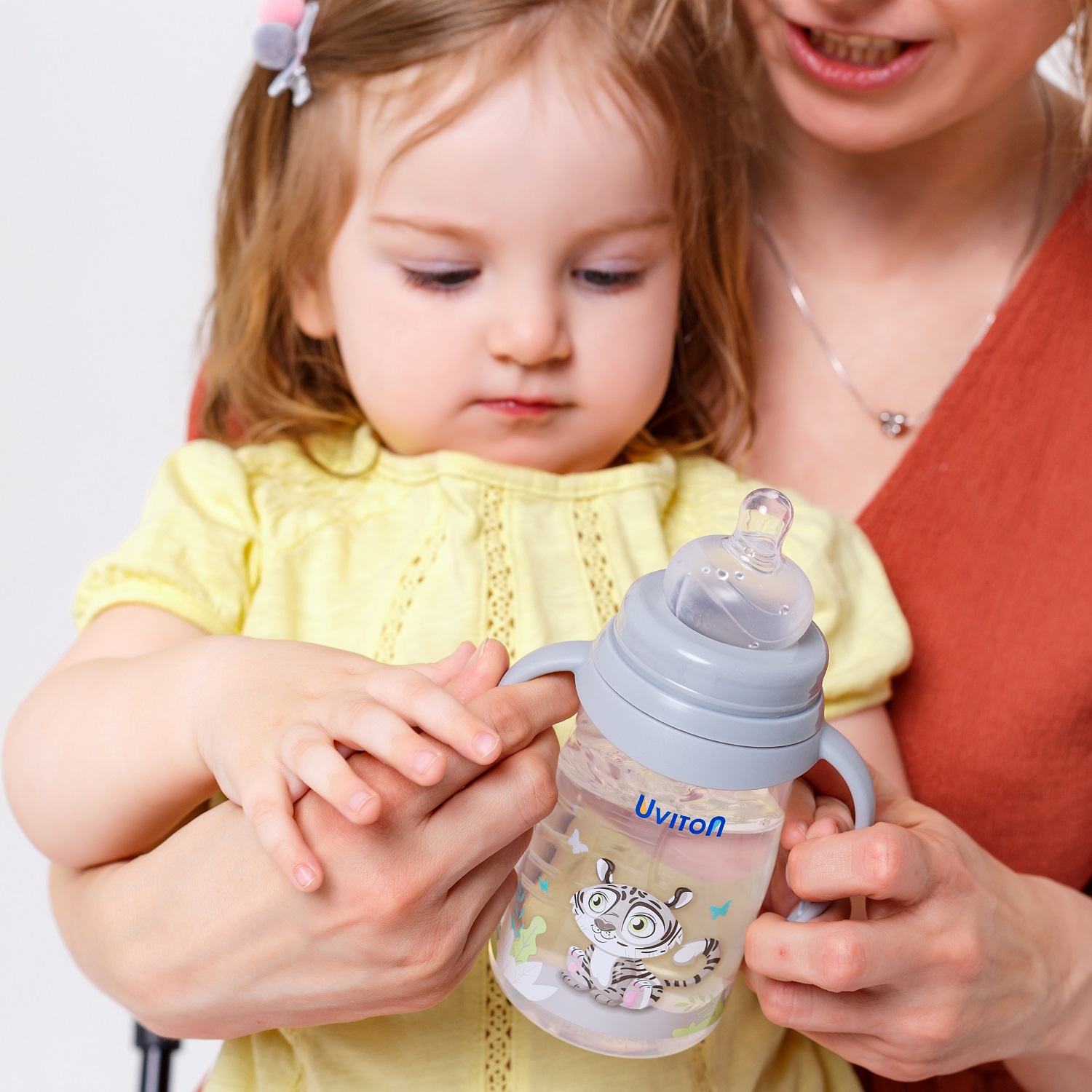 Бутылочка Uviton Anti-Colic 250 мл 1 шт. в ассортименте - фото 11